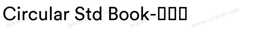 Circular Std Book字体转换